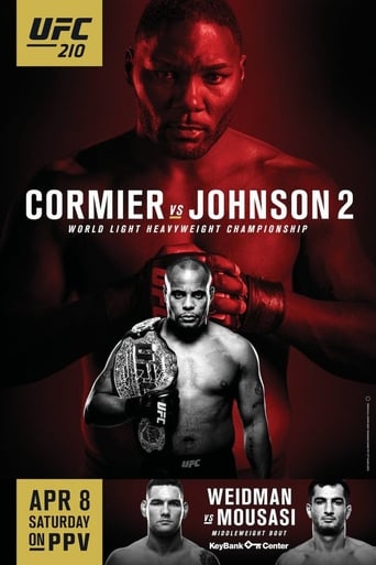 UFC 210: Cormier vs. Johnson 2 is a mixed martial arts event produced by the Ultimate Fighting Championship held on April 8, 2017 at the KeyBank Center in Buffalo, New York.