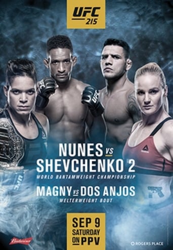 UFC 215: Nunes vs. Shevchenko 2 is a mixed martial arts event produced by the Ultimate Fighting Championship held on September 9, 2017 at Rogers Place in Edmonton, Alberta.