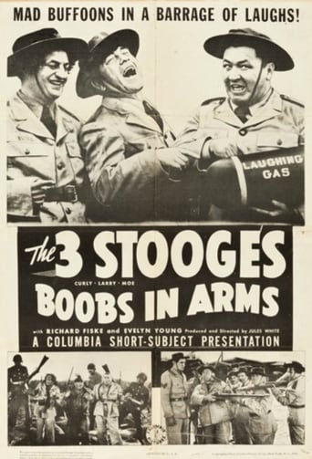 The stooges are greeting card salesmen who are mistakenly inducted into the army after escaping from the jealous husband of one of their customers. In bootcamp their sergeant turns out to be the same man, whom they constantly vex and bewilder. When the boys are sent to the front lines and the sergeant is captured they must rescue him, which they do after doping themselves with laughing gas. At the end they get shot off into the sunset on a cannon shell.