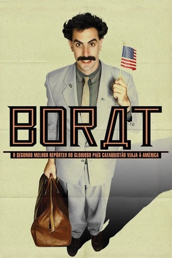 Kazakh journalist Borat Sagdiyev travels to America to make a documentary. As he zigzags across the nation, Borat meets real people in real situations with hysterical consequences. His backwards behavior generates strong reactions around him exposing prejudices and hypocrisies in American culture.