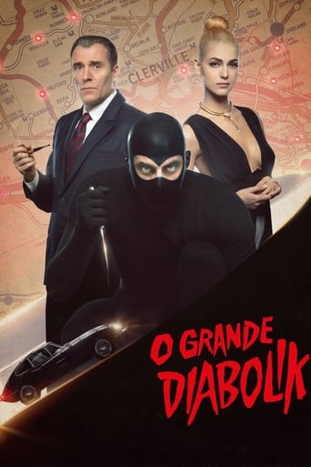1960s, the city of Clerville. The forthcoming visit of heiress Eva Kant, who'll be bringing a famous pink diamond with her, catches the attention of Diabolik, the infallible and elusive thief whose real identity is unknown: while trying to steal the jewel, he finds himself bewitched by Eva's charm, a feeling she may be reciprocating. But the police, led by Inspector Ginko, is rapidly closing in on him...