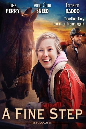 A Fine Step is an uplifting family drama centering on Cal Masterson (Luke Perry, Beverly Hills 90210) an award winning horseman whose relationship with his beloved horse Fandango allows him to achieve multiple championship wins. However tragedy strikes when Cal and Fandango are involved in a serious accident, ending Cal's horse riding days forever. Cal's devastation is slowly overcome when his new neighbour, 14 year old Claire Mason (Anna Claire Sneed, Glee) takes an interest in Fandango and convinces him that Fandango's competing days might not be over.