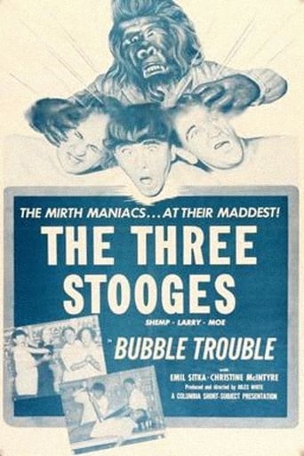 The stooges are pharmacists who invent a fountain of youth formula that can turn old people young. They turn an old lady into a beautiful young woman, but when her husband takes the formula it turns him into a gorilla.