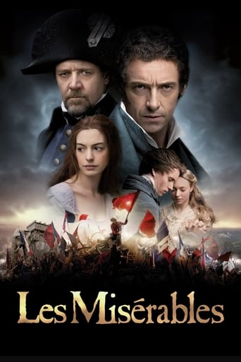 An adaptation of the successful stage musical based on Victor Hugo's classic novel set in 19th-century France, in which a paroled prisoner named Jean Valjean seeks redemption.