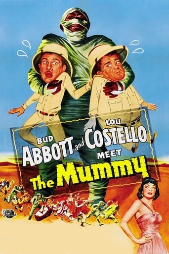 When the murder of an archaeologist puts a valuable medallion into their hands, Abbott and Costello waste little time in trying to sell it, only to find themselves pursued by police, a slinky adventuress, an Egyptian high priest, and the mummy himself.
