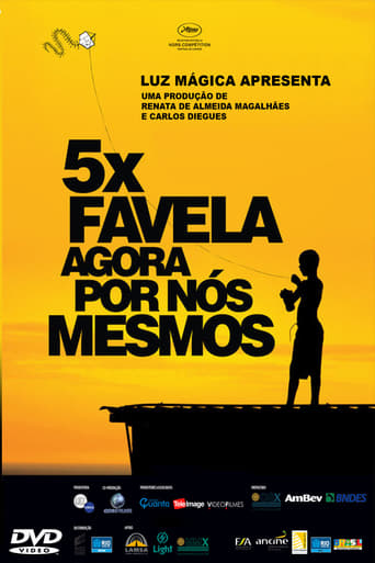 The project '5 x slum, now by ourselves' gathered over 80 young people from Rio's favelas (slums), selected through workshops, script and filmmaking techniques to create a feature film consisting of five stories that reflect different facets of the daily lives of residents of these communities - with the promise of escape stereotypical representations.