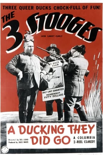 The stooges, tricked by some con men into selling memberships to a phony duck hunting club, sell all the memberships to the police department. When the crooks skip town, the stooges are stranded at a duck-less lake with a lodge full of cops.