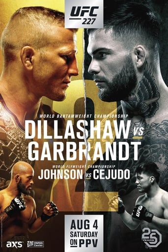 UFC 227: Dillashaw vs. Garbrandt 2 is an MMA event produced by the Ultimate Fighting Championship held on August 4, 2018, at the Staples Center in Los Angeles, California.