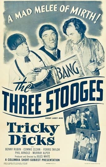 The stooges are policemen on the trail of a murderer. They unsuccessfully interrogate an Italian organ grinder, among other suspects, and then catch the bad guy after a gun fight that nearly destroys the police station.