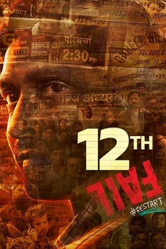 Based on the true story of IPS officer Manoj Kumar Sharma, 12th Fail sheds limelight on fearlessly embracing the idea of restarting the academic journey despite the setbacks and challenges and reclaiming one's destiny at a place where millions of students attempt the world's toughest competitive exam: UPSC.