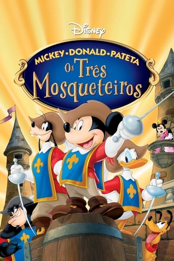 In Disney's take on the Alexander Dumas tale, Mickey Mouse, Donald Duck and Goofy want nothing more than to perform brave deeds on behalf of their queen (Minnie Mouse), but they're stymied by the head Musketeer, Pete. Pete secretly wants to get rid of the queen, so he appoints Mickey and his bumbling friends as guardians to Minnie, thinking such a maneuver will ensure his scheme's success. The score features songs based on familiar classical melodies.