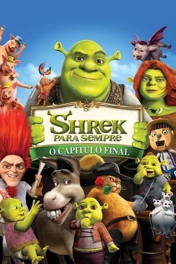 A bored and domesticated Shrek pacts with deal-maker Rumpelstiltskin to get back to feeling like a real ogre again, but when he's duped and sent to a twisted version of Far Far Away—where Rumpelstiltskin is king, ogres are hunted, and he and Fiona have never met—he sets out to restore his world and reclaim his true love.