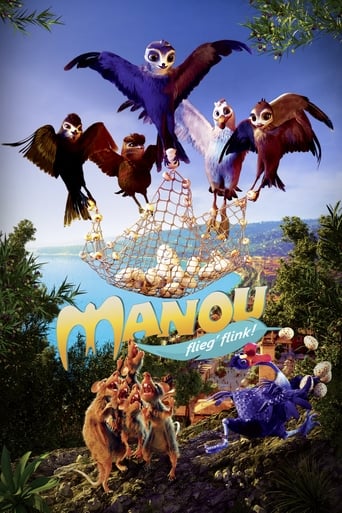 The little swift Manou grows up believing he's a seagull. Learning to fly he finds out he never will be. Shocked, he runs away from home. He meets birds of his own species and finds out who he really is. When both seagulls and swifts face a dangerous threat, Manou becomes the hero of the day.