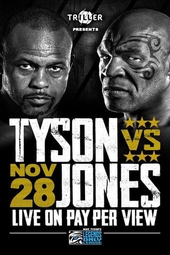 Boxing match between former undisputed heavyweight world champion, Mike Tyson, and former four-division world champion, Roy Jones Jr at STAPLES Center in Los Angeles, California.
