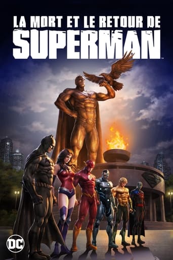 The Death of Superman and Reign of the Supermen now presented as an over two-hour unabridged and seamless animated feature. Witness the no-holds-barred battle between the Justice League and an unstoppable alien force known only as Doomsday, a battle that only Superman can finish and will forever change the face of Metropolis.