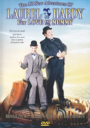 Bronson Pinchot does a nice job imitating Stan Laurel and Gailard Sartain gives a good appearance as Oliver Hardy, but the imitation does not extend to the original duo's comedy. The silly story line finds the two trying to protect a professor's daughter from a mummy that has been re-born