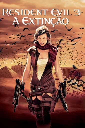Years after the Racoon City catastrophe, survivors travel across the Nevada desert, hoping to make it to Alaska. Alice joins the caravan and their fight against hordes of zombies and the evil Umbrella Corp.