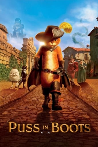 Long before he even met Shrek, the notorious fighter, lover and outlaw Puss in Boots becomes a hero when he sets off on an adventure with the tough and street smart Kitty Softpaws and the mastermind Humpty Dumpty to save his town. This is the true story of The Cat, The Myth, The Legend... The Boots.