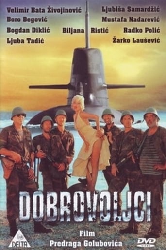 In this amusing antiwar comedy, seven inept and reluctant soldiers land on a desert island to carry on with the fighting. Just after their parachutes have collapsed behind them on the beach, helicopters approach and land nearby. Out pops a bevy of beautiful women sent to entertain the troops, which they do, and then they leave. From that point onward, there are a series of misadventures