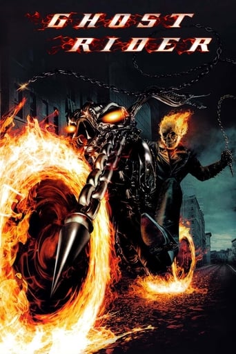 In order to save his dying father, young stunt cyclist Johnny Blaze sells his soul to Mephistopheles and sadly parts from the pure-hearted Roxanne Simpson, the love of his life. Years later, Johnny's path crosses again with Roxanne, now a go-getting reporter, and also with Mephistopheles, who offers to release Johnny's soul if Johnny becomes the fabled, fiery 'Ghost Rider'.