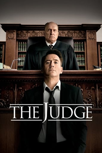 A successful lawyer returns to his hometown for his mother's funeral only to discover that his estranged father, the town's judge, is suspected of murder.