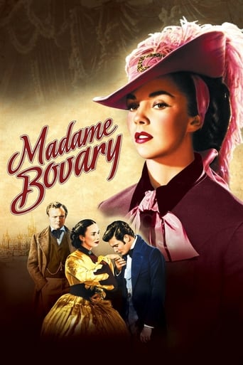 After marrying small-town doctor Charles Bovary, Emma becomes tired of her limited social status and begins to have affairs, first with the young Leon Dupuis and later with the wealthy Rodolphe Boulanger. Eventually, however, her self-involved behavior catches up with her.
