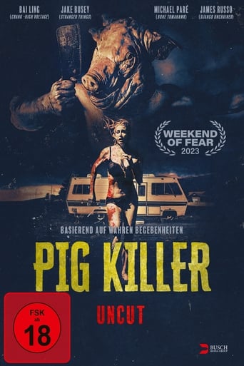 Inspired by the terrifying story of Robert 'Willy' Pickton, the pig farmer cum prolific lady killer whose horrific crimes shocked the world, PIG KILLER graphically depicts the rape, torture, slaughter and dismemberment of forty-nine young women on a pig farm. With his herculean hog, Balthazar, by his side, Willy and his menagerie of colorful cohorts terrorize Vancouver's seedy downtown until his arrest which uncovered a horrific series of brutal Canadian murders.