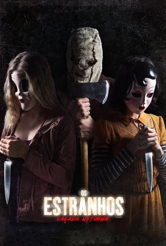 A family’s road trip takes a dangerous turn when they arrive at a secluded mobile home park to stay with some relatives and find it mysteriously deserted. Under the cover of darkness, three masked killers pay them a visit to test the family’s every limit as they struggle to survive.
