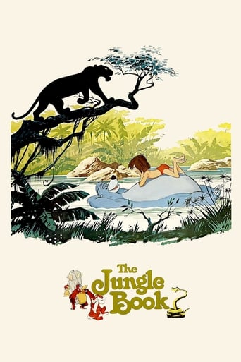 The boy Mowgli makes his way to the man-village with Bagheera, the wise panther. Along the way he meets jazzy King Louie, the hypnotic snake Kaa and the lovable, happy-go-lucky bear Baloo, who teaches Mowgli 