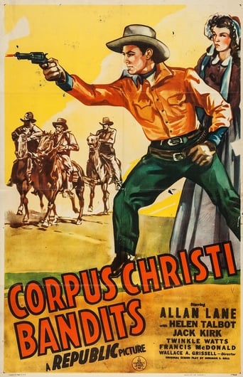 After the Civil War, veteran Jim Christi (Allan Lane) returns to Texas, where he is unjustly accused of murder. In flashback, Mr. Christi relates the story of his father Corpus Christi Jim. After robbing a stage, Jim and partners Rocky and Steve decide to go straight and return the money. But the fourth member of the gang, Spade refuses and leaves. The two former partners soon find themselves on opposite sides of the law.